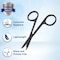 A2Z Scilab Stitch Suture Scissors 3.5 One Hook Blade Stainless Steel, Black Fluoride Coated A2Z-ZR869 - alternate 3